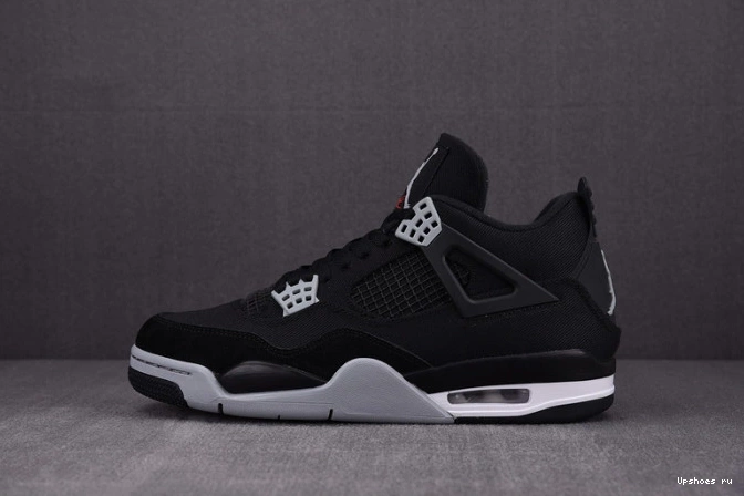 4 SE Black Canvas Retro Jordan DH7138-006 0317